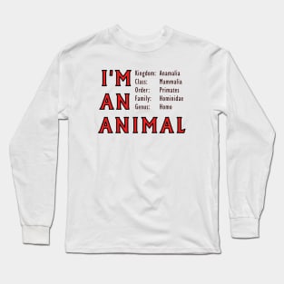 Human Taxonomy Long Sleeve T-Shirt